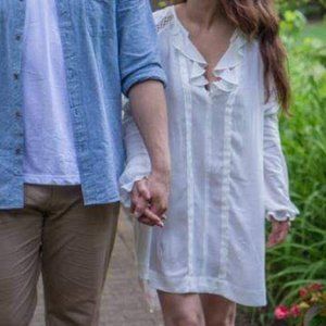 Free People Tie Sleeve Peasant Long Tunic Boho Dress